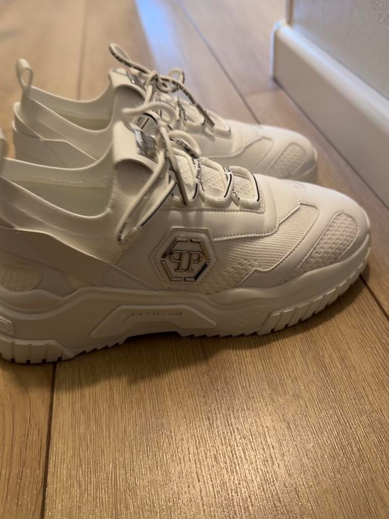 Philipp Plein Sneakers | Wit | Originieel | 41 | Incl doos, Wit, Nieuw, Ophalen of Verzenden, Sneakers of Gympen