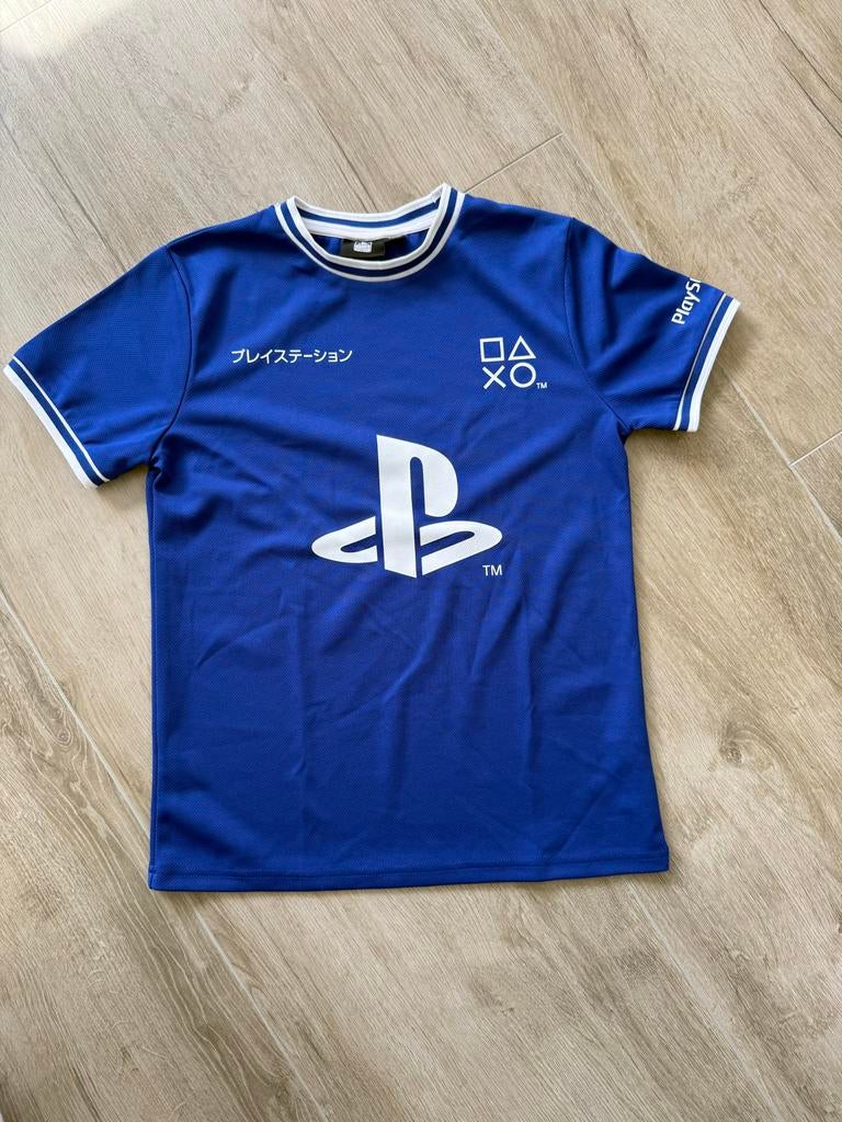 PlayStation T-shirt blauw, maat 10-11 jaar, Ophalen of Verzenden, Gebruikt, Jongen of Meisje