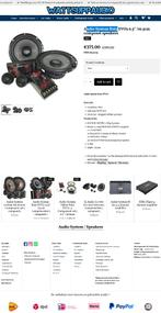 Audio System R165 EVO2 6.5'' /16.5cm composet speakers, Auto diversen, Autospeakers, Info@optimount.nl, Nieuw, Ophalen of Verzenden