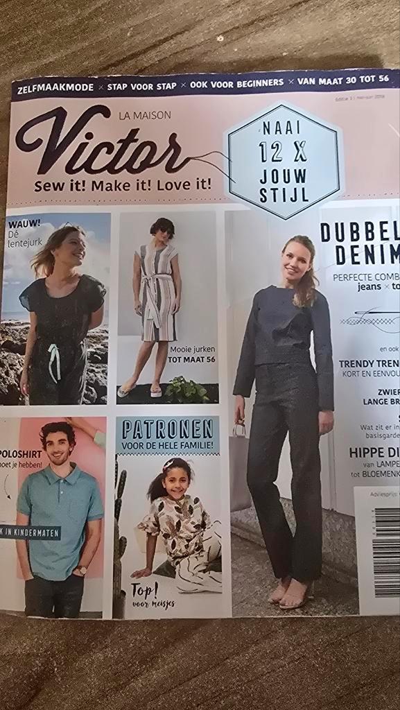 Victor La Maison Naaimode Magazine, Hobby en Vrije tijd, Kledingpatronen, Zo goed als nieuw, Overige typen, Vrouw, Overige merken