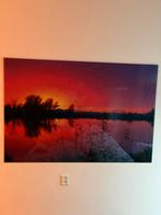 Plexiglas Foto: Roodgloeiende Lucht Meinerswijk, Huis en Inrichting, Woonaccessoires | Schilderijen, Tekeningen en Foto's, Ophalen