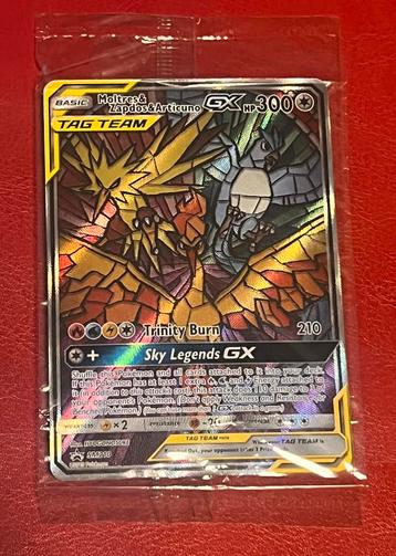 Moltres Zapdos & Articuno GX SM210 Hidden Fates Promo sealed beschikbaar voor biedingen