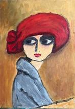 Kopie Kees van Dongen - Corn Poppy, Antiek en Kunst, Kunst | Schilderijen | Modern, Ophalen of Verzenden