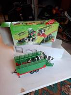 Veewagen, koeientrailer Siku, met vee, past bij Britains, Ophalen of Verzenden, Tractor of Landbouw, SIKU