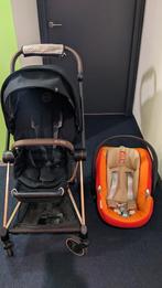 Cybex mios baby stroller frame + seat + car seat (Aton Q), Overige merken, Combiwagen, Verstelbare duwstang, Zo goed als nieuw