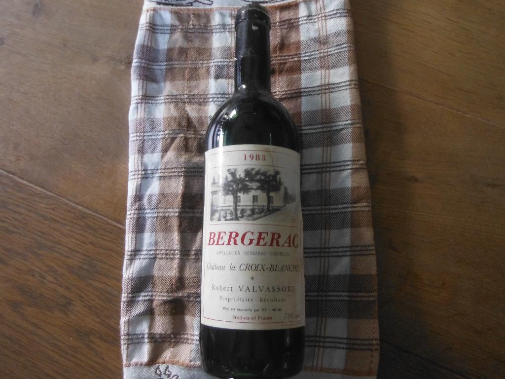 Bergerac Chateau la Croix-Blanche 1983, Verzamelen, Verzenden, Frankrijk, Nieuw, Rode wijn