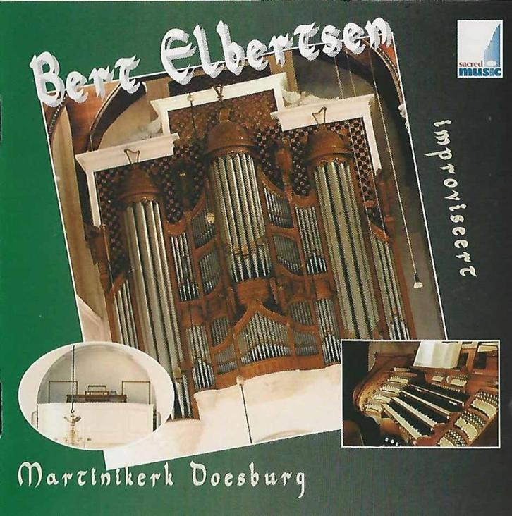 OrgelCD: Bert Elbertsen improviseert Martinikerk Bolsward, Cd's en Dvd's, Cd's | Religie en Gospel, Zo goed als nieuw, Koren of Klassiek