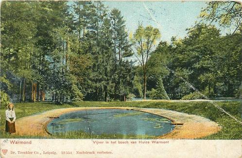 (388-211-017) Warmond Vijver in het Bosch van Huize Warmont, Verzamelen, Ansichtkaarten | Nederland, Zuid-Holland, Verzenden