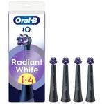 Oral-B iO Radiant White - Opzetborstels – Zwart - 4 stuks, Ophalen of Verzenden, Nieuw, Opzetborstel