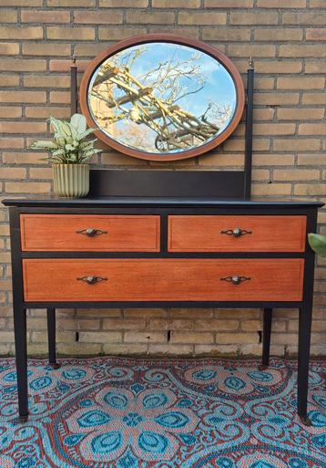 Vintage Ladekast/Kaptafel - Gerestyled beschikbaar voor biedingen