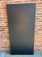 Zwart tafelblad met 4 losse poten (Ikea), Ophalen, Gebruikt