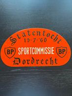 StatenTocht Dordrecht 1960 BP rallyschild, Ophalen of Verzenden, Gebruikt, Auto's