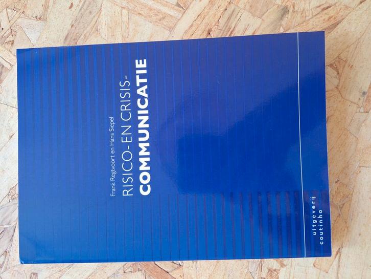 Hans Siepel - Risico- en crisiscommunicatie, Boeken, Studieboeken en Cursussen, Zo goed als nieuw, Ophalen of Verzenden