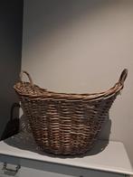 Grote rieten mand., Ophalen, Mand, Zo goed als nieuw, Riet