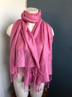 Lichtroze pashmina effen, Ophalen of Verzenden, X, Pashmina, Zo goed als nieuw