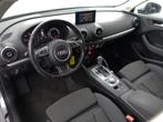 Audi A3 Sportback 2.0 TDI 150pk Pro Line S Aut- Sport Interi, Auto's, Audi, Zilver of Grijs, Hatchback, Gebruikt, Lease