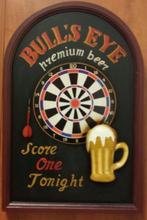 Darts Bull's Eye pubbord, Ophalen of Verzenden, Nieuw, Reclamebord
