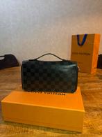 Louis Vuitton Damier Graphite Zippy XL Wallet, Gebruikt, Zwart, Leer, Ophalen