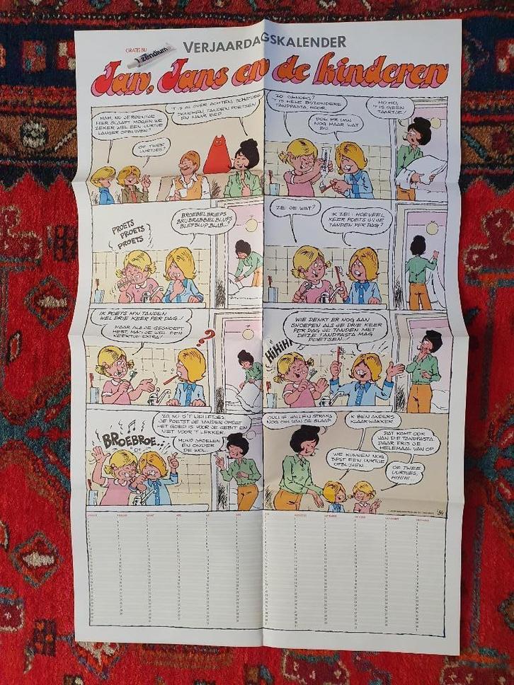 Jan, Jans en de Kinderen Zendium reclame verjaardagskalender, Boeken, Stripboeken, Zo goed als nieuw, Eén stripboek, Ophalen of Verzenden