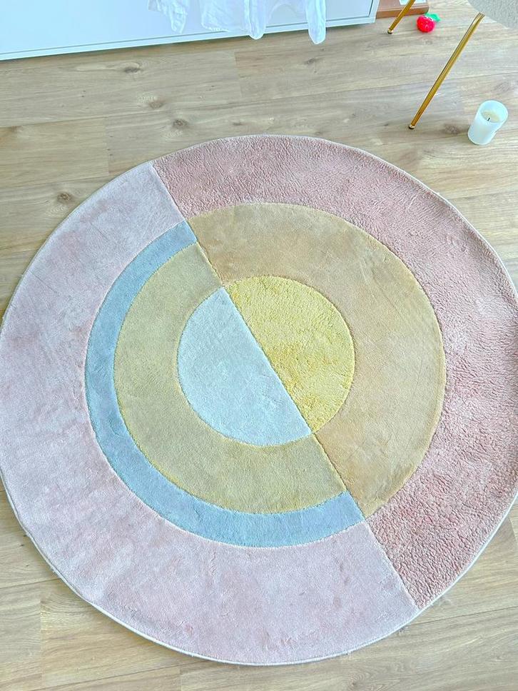 Vloerkleed rond designer Bold Monkey, Huis en Inrichting, Stoffering | Tapijten en Kleden, Zo goed als nieuw, 150 tot 200 cm, 200 cm of meer