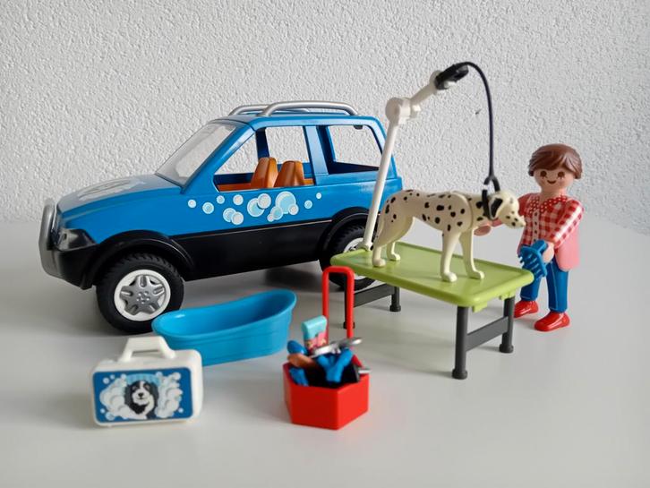 Playmobil mobiele honden wassalon, Kinderen en Baby's, Speelgoed | Playmobil, Zo goed als nieuw, Ophalen of Verzenden
