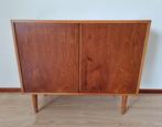 50/60-er jaren vintage theekastje, klein dressoir, Huis en Inrichting, Ophalen, Gebruikt, 50 tot 100 cm, Vintage, Mid-century Modern