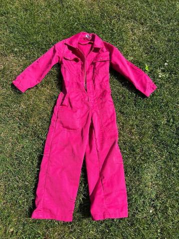 Roze kinderoverall / werkpak maat 104 beschikbaar voor biedingen