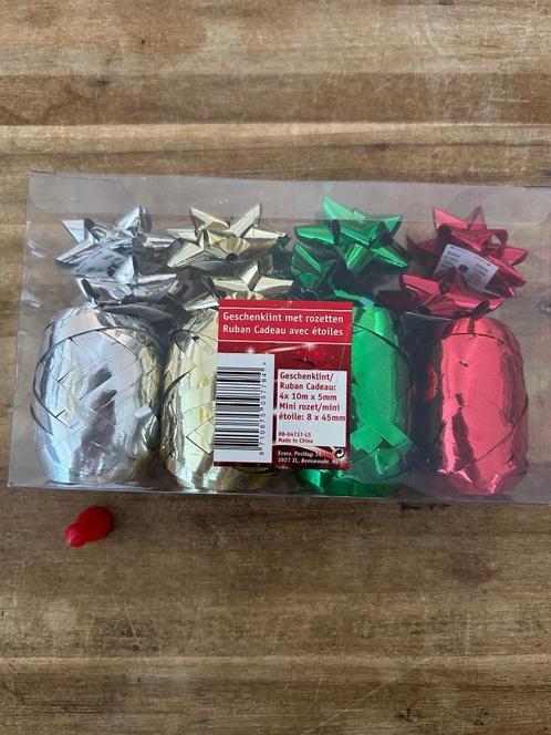 geschenklint met rozetten, Hobby en Vrije tijd, Feestartikelen, Nieuw, Versiering, Verjaardag, Ophalen of Verzenden