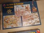 Diverse Jan van Haasteren puzzels, 1000  en 1500 stukjes, Hobby en Vrije tijd, Denksport en Puzzels, Ophalen of Verzenden, 500 t/m 1500 stukjes