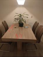 Eettafel, verlengbaar., Ophalen, Zo goed als nieuw, Hout, Minder dan 4 stoelen