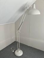Industriële witte vloerlamp, Huis en Inrichting, Ophalen, Zo goed als nieuw, Metaal, 150 tot 200 cm