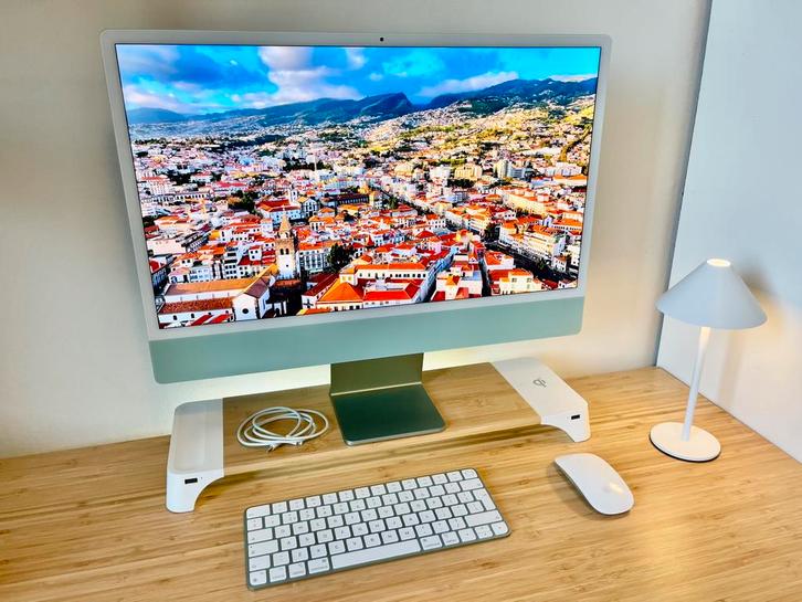 🚀 iMac 2021 M1 24” Retina 4.5K Groen | 8-core | 512GB SSD🚀, Computers en Software, Apple Desktops, Zo goed als nieuw, iMac, SSD
