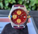 Breitling Chronomat (rood) + Garantie, Ophalen of Verzenden, Zo goed als nieuw, Rood, Android