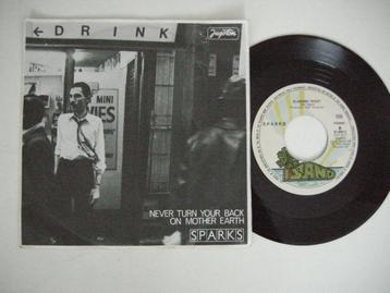 Sparks Never turn your back to mother earth - 7'' vinyl zgan beschikbaar voor biedingen