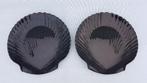 8x Arcoroc schelpborden / Arcopal schelp borden, Gebruikt, Ophalen of Verzenden, Glas, Bord(en)