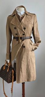 Pauw trenchcoat in 100% linnen  38/40, Maat 38/40 (M), Verzenden, Beige, Pauw