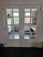 Dubbele openslaande deuren - zelf demonteren, Doe-het-zelf en Verbouw, Deuren en Horren, Ophalen, Gebruikt, 120 cm of meer, Binnendeur