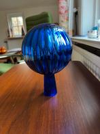 Blauwe Heksenbol Kwikglas Tuinornament Kobaltblauw 23cm Hoog, Ophalen of Verzenden