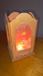 Sfeervolle houten lamp voor babykamer, Huis en Inrichting, Lampen | Tafellampen, Ophalen of Verzenden, Zo goed als nieuw, Hout