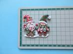 78 KERST / Gnome, Hobby en Vrije tijd, Kaarten | Zelf maken, Verzenden, Nieuw, Kerst, Knipvel