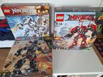 Lego 71738, 70615 en 70613  Ninjago Mecha's samen € 90,-, Ophalen, Gebruikt, Lego