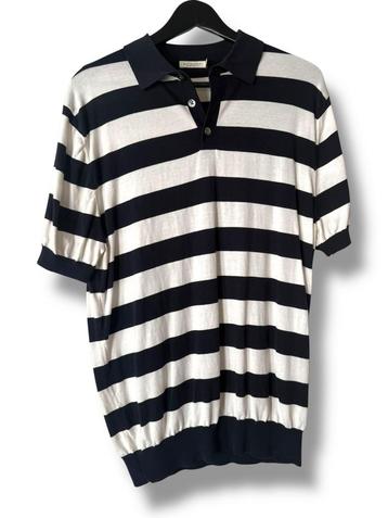 Suitsupply polo – zwart/wit gestreept – maat XL beschikbaar voor biedingen