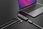 Sitecom 7-in-1 USB-C Multiport Adapter, Ophalen of Verzenden, Nieuw, USB-hub, Laptop