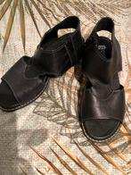 Leren enkelsandaal met ritsje maat 37, Kleding | Dames, Schoenen, Zwart, Gedragen, Sandalen of Muiltjes, Ophalen of Verzenden