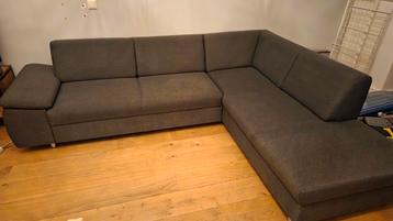 Grijze Hoekbank - Zo Goed Als Nieuw! beschikbaar voor biedingen