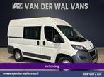 Peugeot Boxer 2.0 BlueHDI 131pk L1H2 inrichting Euro6 Airco, Auto's, Voorwielaandrijving, Stof, Gebruikt, 4 cilinders