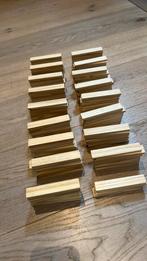 Houten bouw blokjes 175 stuks, Ophalen of Verzenden, Zo goed als nieuw