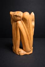 Art deco stijl Balinees houtsnijwerk, Ophalen of Verzenden