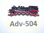 Adv-504 N Spoor Stoomtenderlocomotief 7078 Fleischmann DB, Gebruikt, Fleischmann, Ophalen of Verzenden, Gelijkstroom