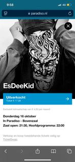 Kaartje EsDeeKid Paradiso, Tickets en Kaartjes, Eén persoon